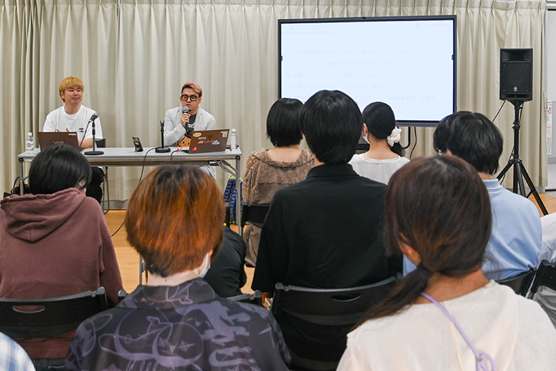 大人気TikTok「おかたべOKATABE」の運営や「【公式】モンスターストライク」「給食チャンネル」などのコンテンツ制作を行う大丸松坂屋百貨店が来校!