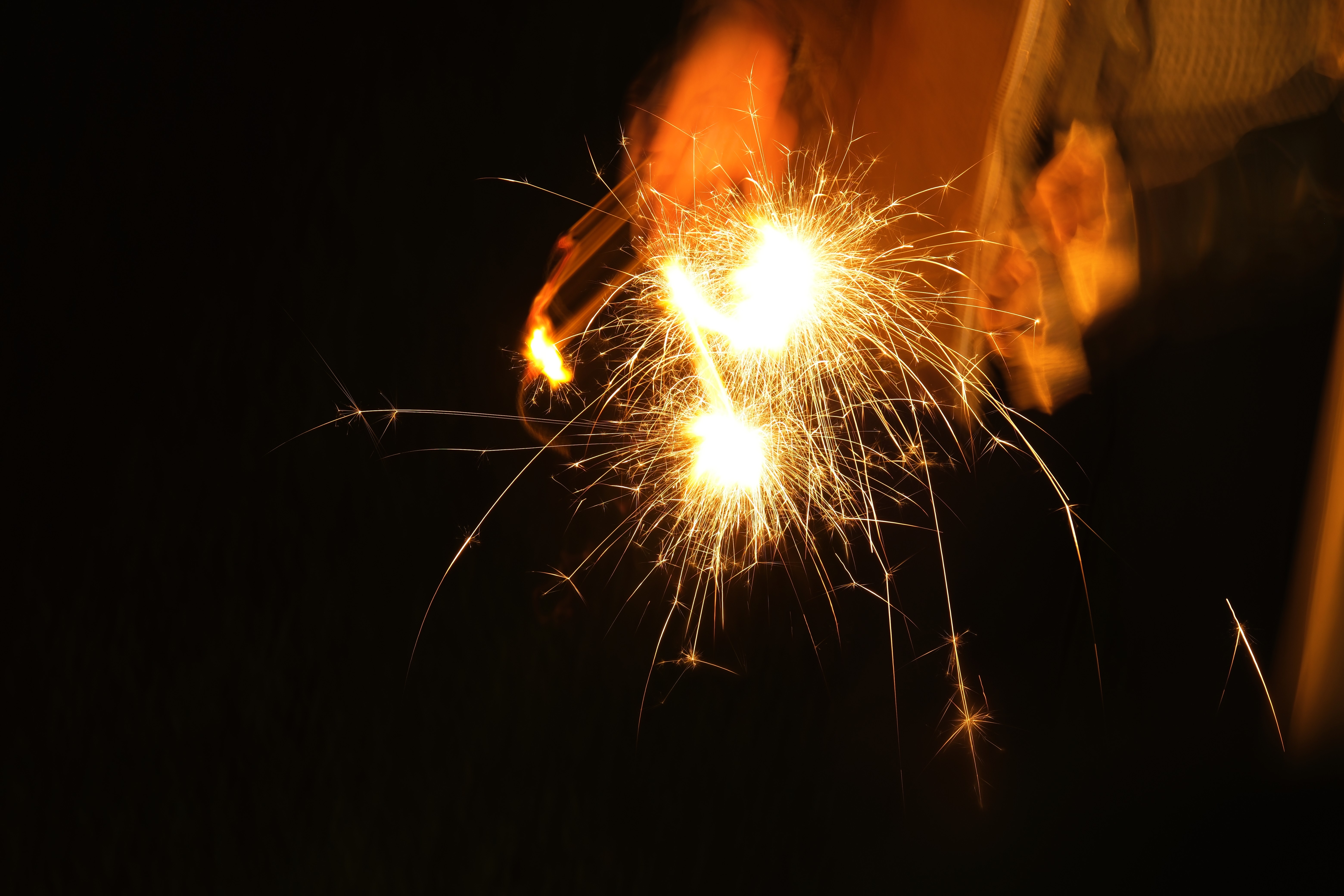 きれいな線香花火で癒されました♪
