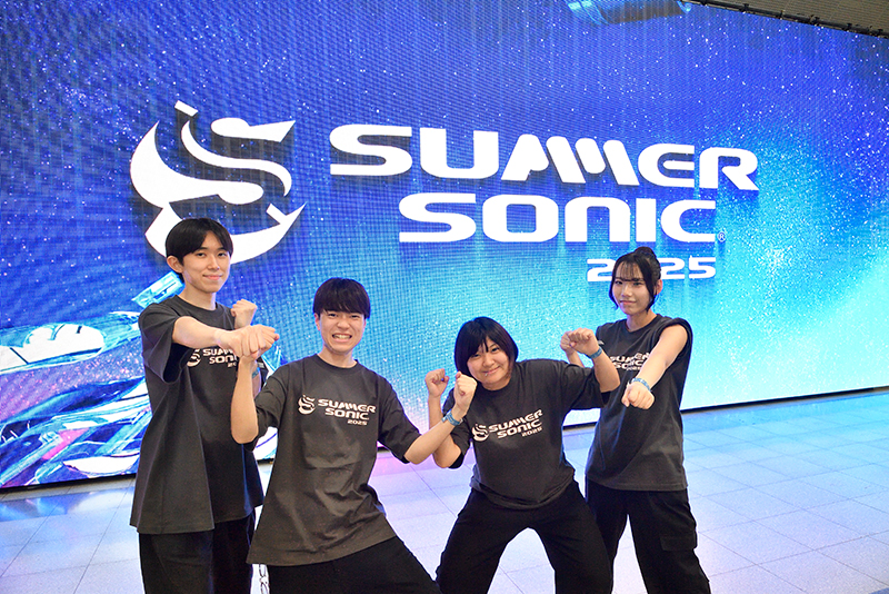 東放学園の学生が『SUMMER SONIC 2025』をサポート！