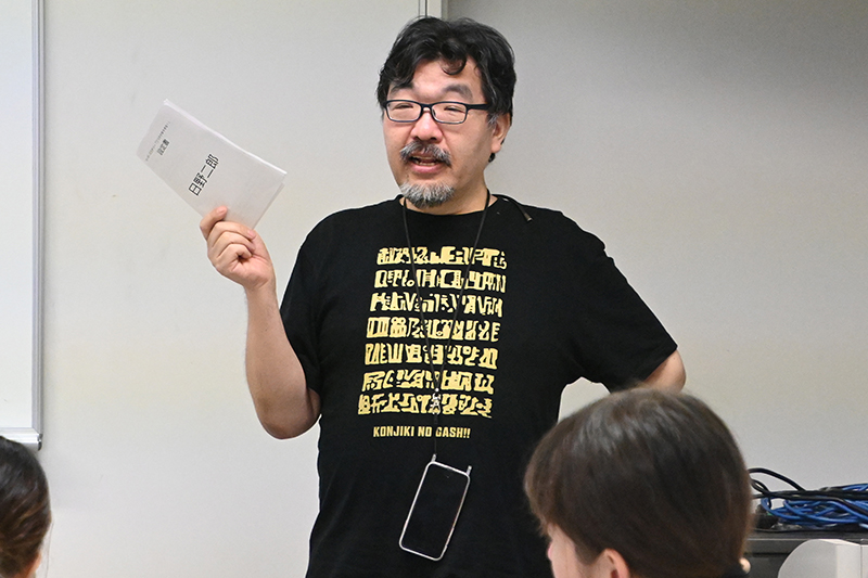 小説創作科「短期集中講座」にアナログゲームデザイナー・中村誠さんが来校！