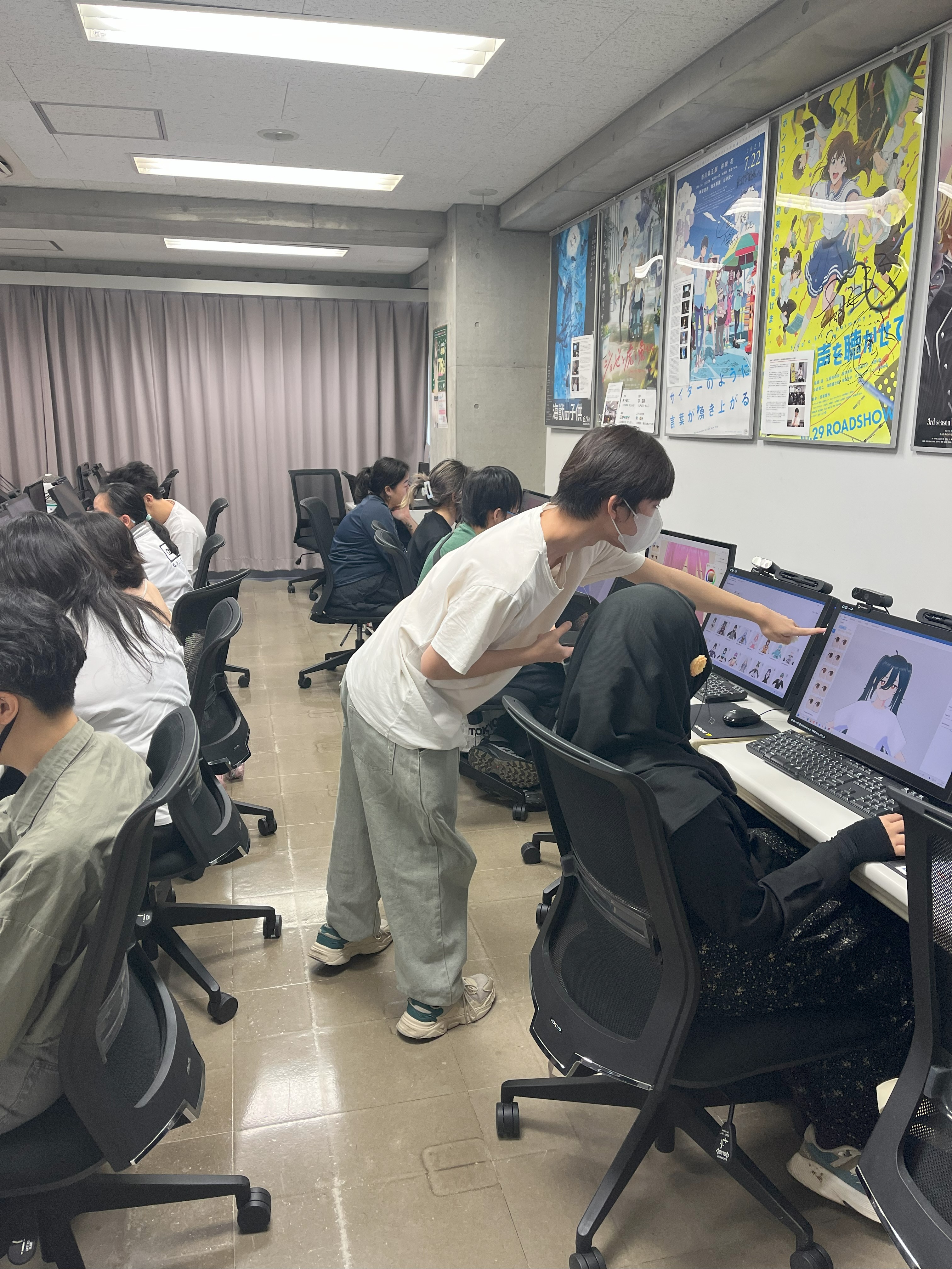 VOCALOID体験の様子②