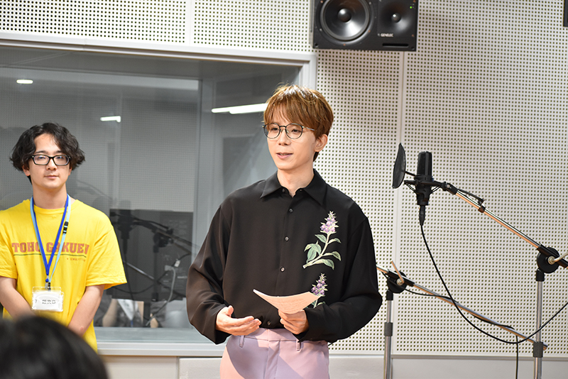 高塚さんと一緒にアフレコ体験!プロの声優さんの偉大さを改めて実感しました!