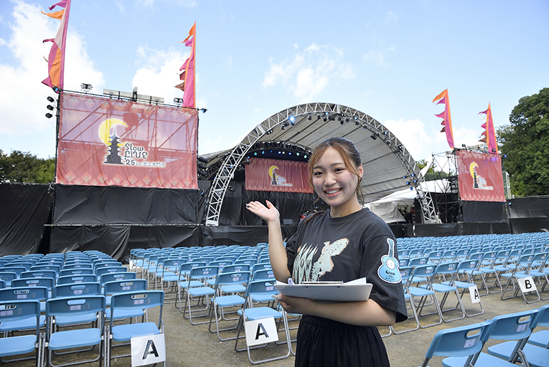 『Slow LIVE ’25 in 池上本門寺』でアナウンス科の学生が影アナウンスを担当！