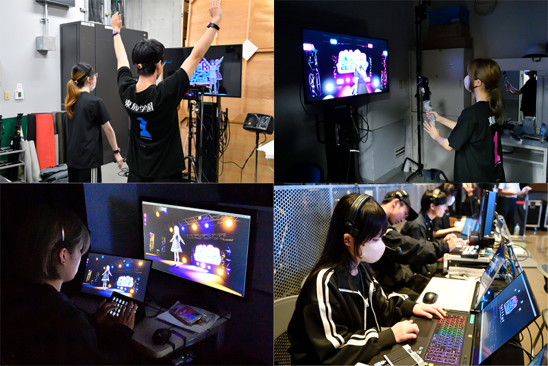 モーションキャプチャー「mocopi」と「Unreal Engine」などのソフトを駆使して、学生の手でバーチャルライブを実現しました!