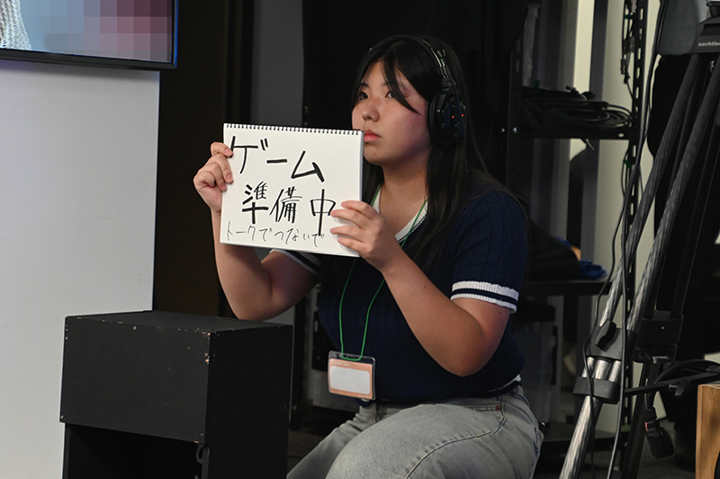 制作・技術スタッフも学生が担当。