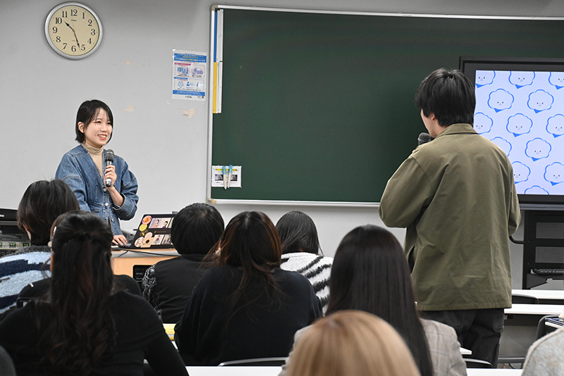 学生からの質問にも答えていただきました！