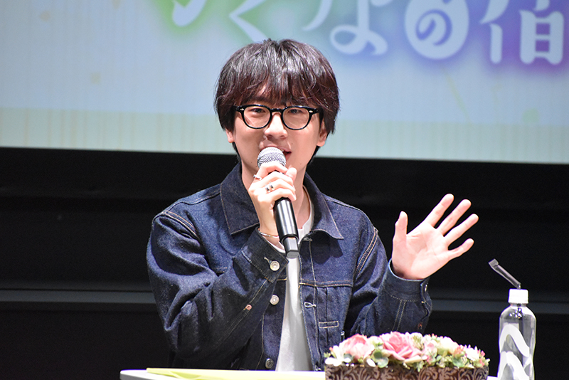 『かくりよの宿飯 弐』サスケ役の井上雄貴さんが登場!井上さんは、本校の卒業生です!