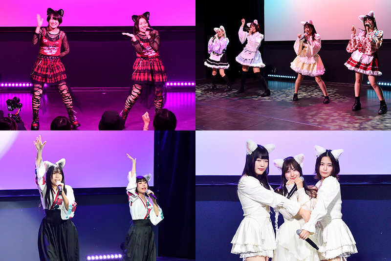 アナ学アイドルユニット「dreaming cats」