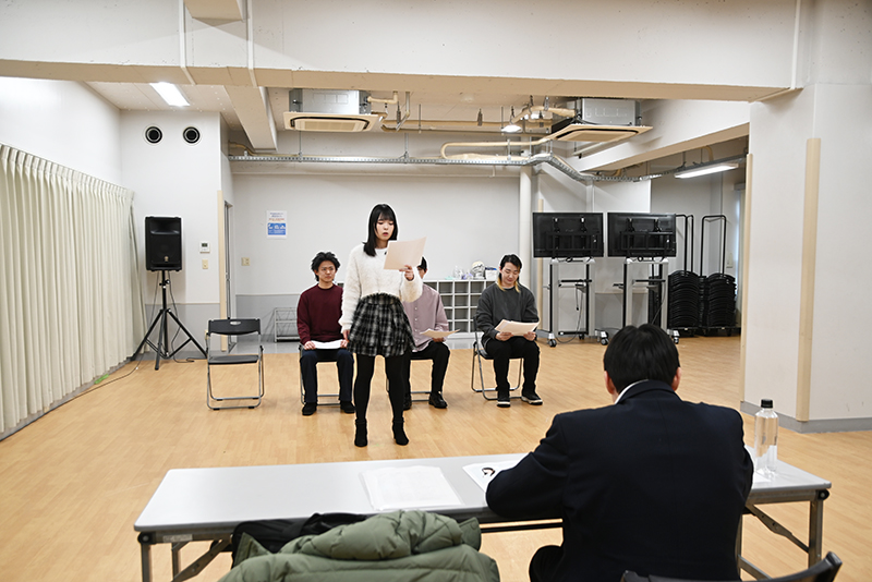 声優ナレータープロダクション・アクセントによる学内オーディションを開催！