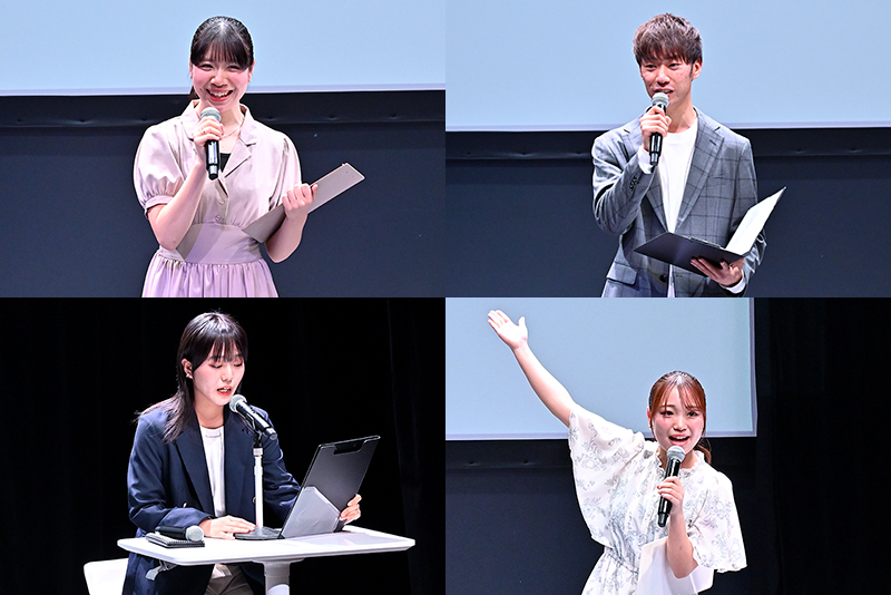 熱意がこもったパフォーマンスで自己PR！