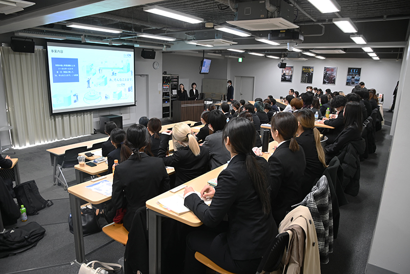 電音エンジニアリング(株)説明会の様子