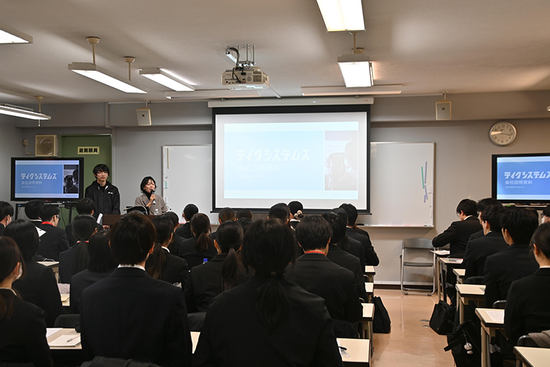 (株)テイクシステムズの説明会の様子