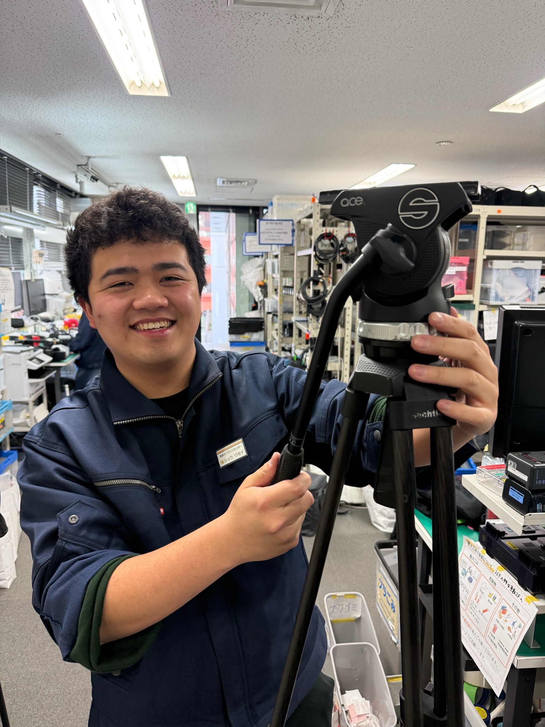 機材レンタルとして内定!