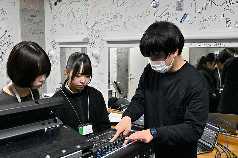 貴重な環境での実習となりました！