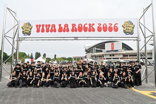 東放学園音響専門学校の学生が「VIVA LA ROCK 2026」をサポート