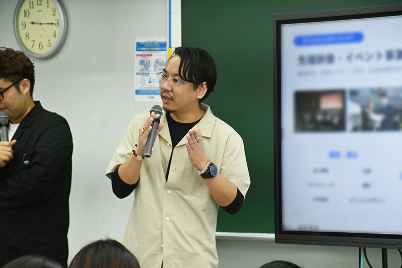 <p>TBSスパークルより牧野哲さんをお迎えし、イベントについてお話しいただきました</p>