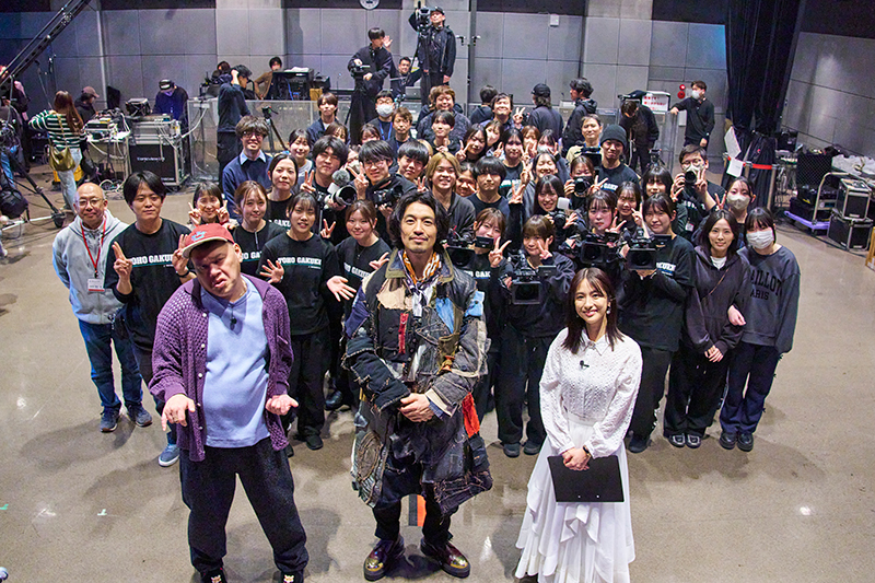 最後はMCの三人と記念撮影！斎藤工さん、くっきー！さん、田村真子さん、ありがとうございました！