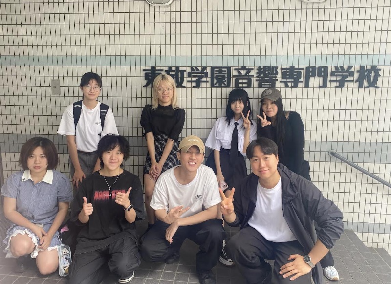 <p>東放学園音響専門学校の受給者の皆さん</p>