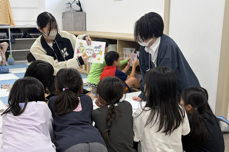 東放学園高等専修学校の生徒が「イラスト教室」を実施【こどもまんなか応援サポーター】