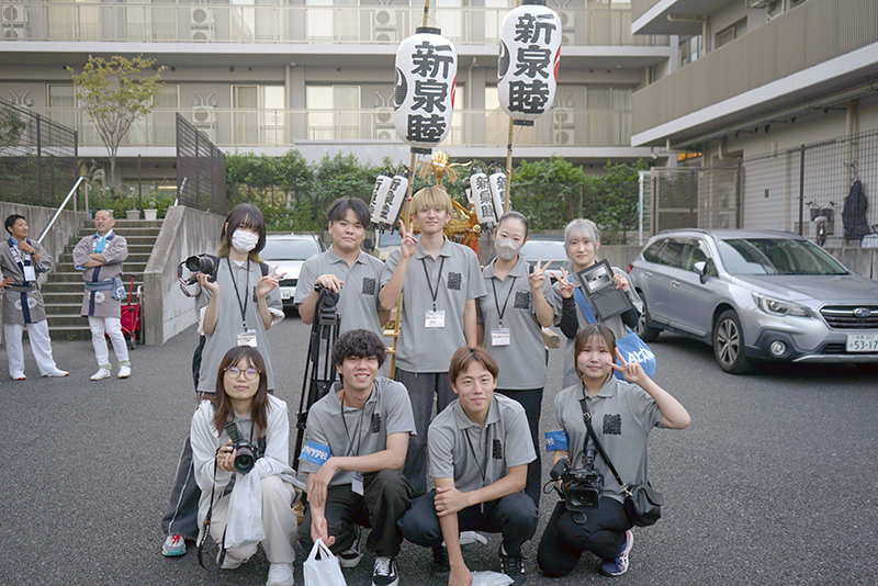 和泉熊野神社の例大祭に映像技術スタッフとして参加！