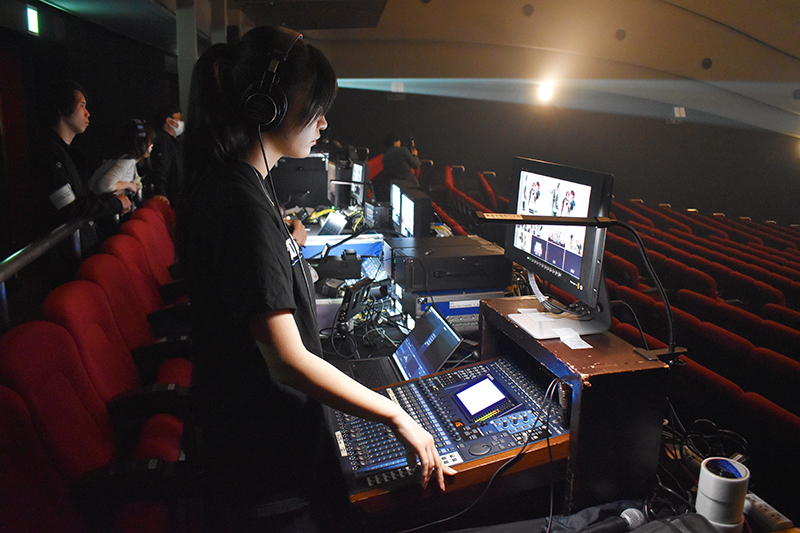 <p>収録する音声を調整</p>