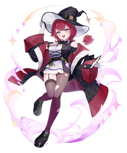 <strong>VTuber・羽壱まほ</strong><br>YouTubeチャンネル登録者数9.5万人<br>お絵描きとホラーを愛する魔法使い