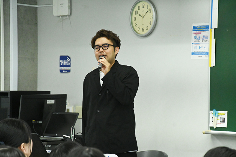 <p>TBSスパークル 鈴木翔大さんには先端映像についてご説明いただきました</p>