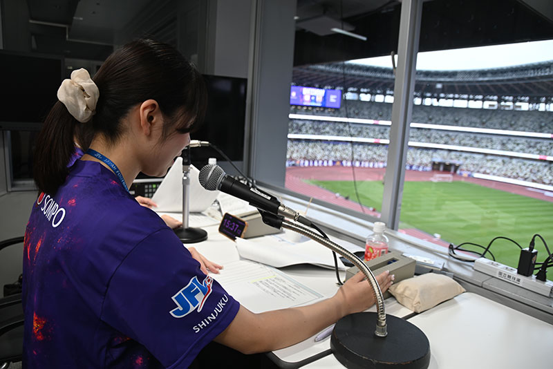 落ち着いて、しっかり読み上げることができました！