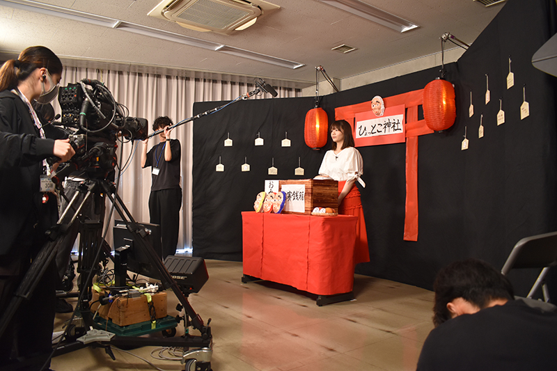 <p>中継先の様子</p>