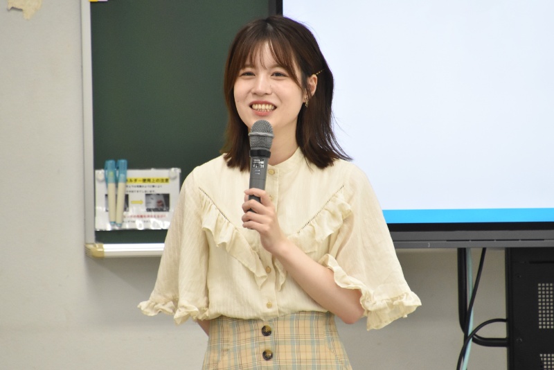 イベントMCやゲームタレント、声優などで活躍中のG-STAR Gaming所属・芦澤佳純さん（東京アナウンス学院13年度卒）にも特別ゲストとしてご登壇いただきました。