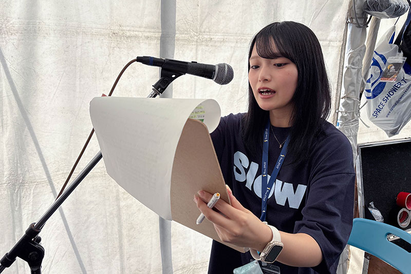 いよいよ本番！最後まで落ち着いて読むことができました