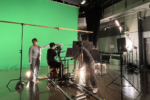 グリーンバック撮影で特撮・VFXの世界を体験しました！