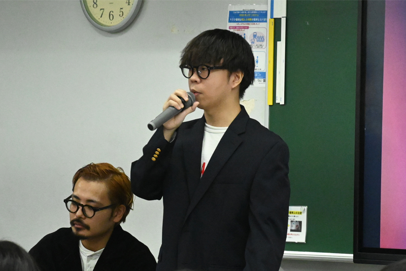 <p>『水曜日のダウンタウン』『BREAK～一流が迫る、アスリートの真実～』などのテロップ制作を担当されている松本和真さん</p>