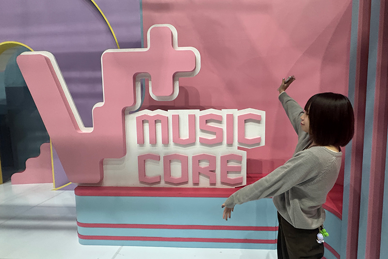 MBCドラマスタジオにて、Show! Music Coreのセットを発見！