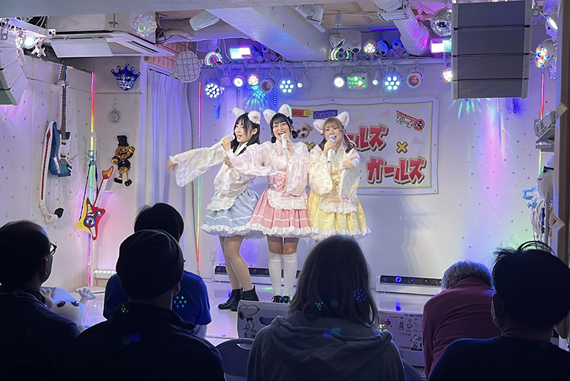 <p>Live Space マリールーにて開催されたNext Rail Creation presents『ガールズ×ガールズ×ガールズ』vol.564に、dreaming catsが出演！</p>
