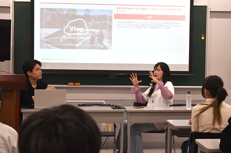 人気YouTuberむいむいさんが来校!「TOHOチャンネル運営実習」プレビュー会を開催