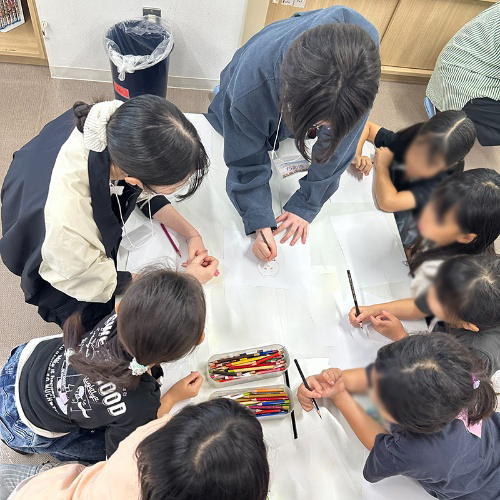 東放学園高等専修学校の生徒が「イラスト教室」を実施【こどもまんなか応援サポーター】