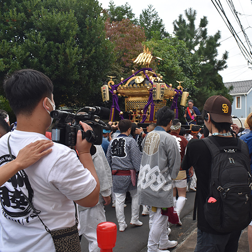 映像制作をとおして地域とつながる！和泉熊野神社「例大祭」に撮影協力