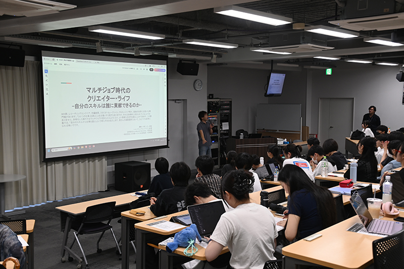 <p>音響技術科の「就職講座」を開催！</p>